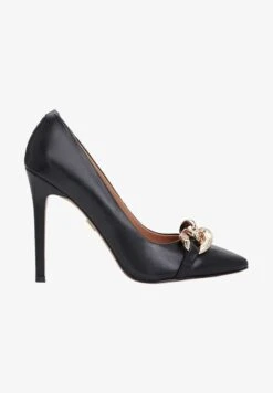 Kazar ELM LUXURY WITH GOLD LINKS - High Heel Pumps - Black
