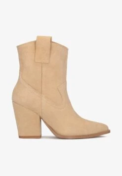 Kazar GANGES WITH STILETTO HEEL - Cowboy-/Bikerstiefelette - Beige