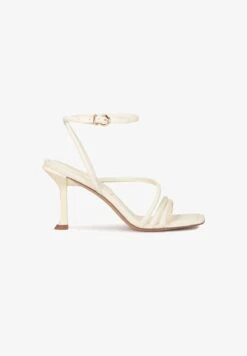 Kazar Studio CORNELIE ELEGANT WITH UNUSUAL HEEL - High Heel Sandalette - Beige