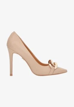Kazar ELM LUXURY WITH GOLD LINKS - High Heel Pumps - Beige