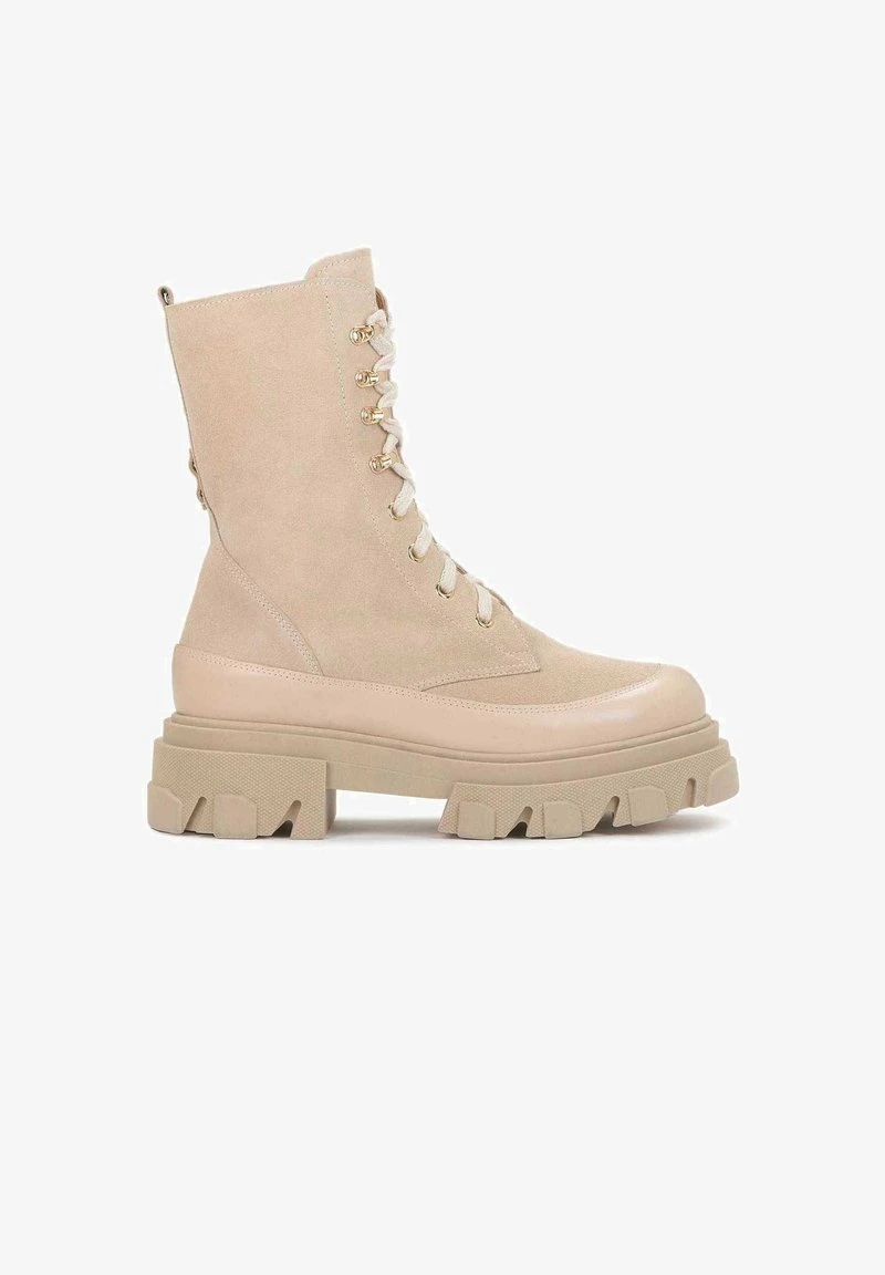 Kazar EAST-ANKLE BOOTS - Schnürstiefelette - Beige – Bild 5