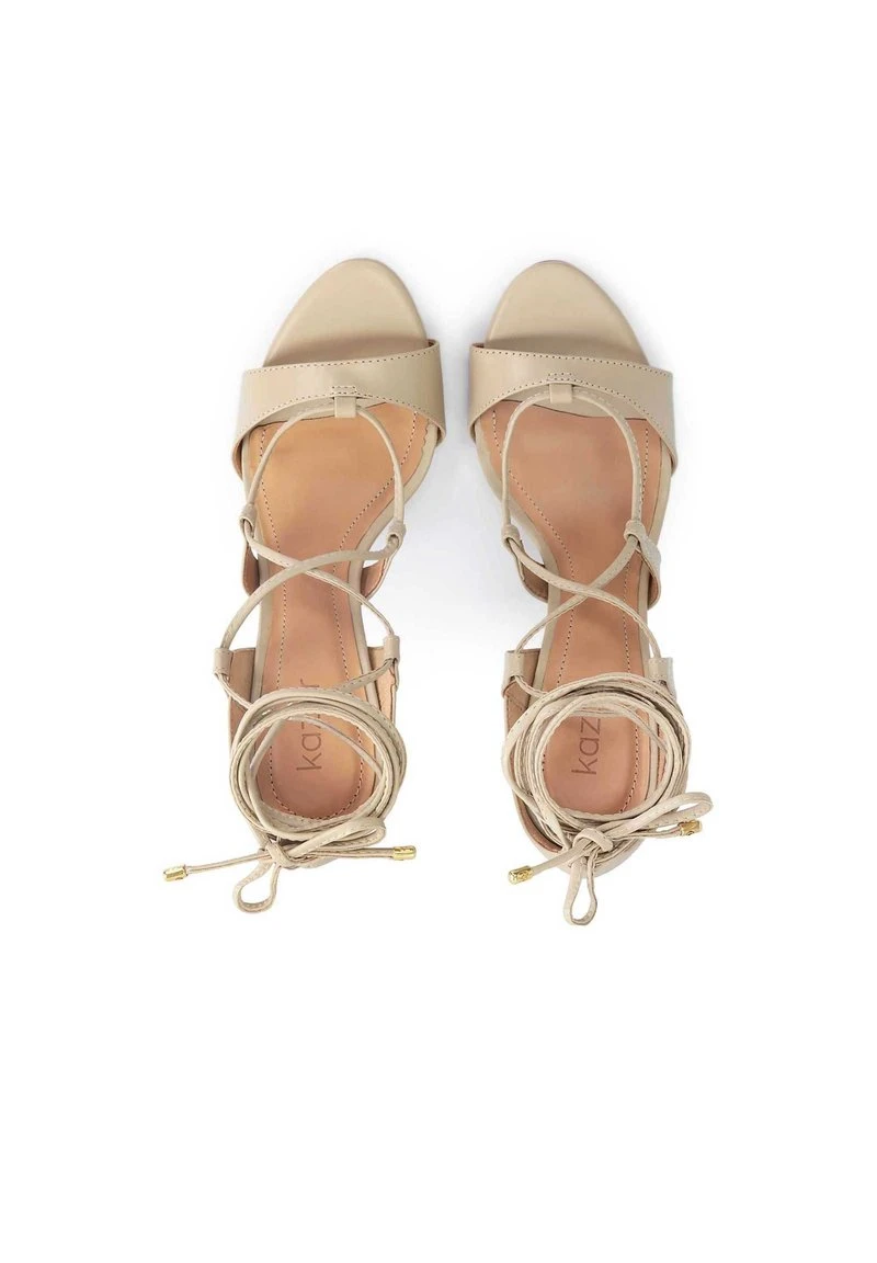 Kazar TERRY ON A AROUND THE ANK - Riemensandalette - Beige – Bild 3