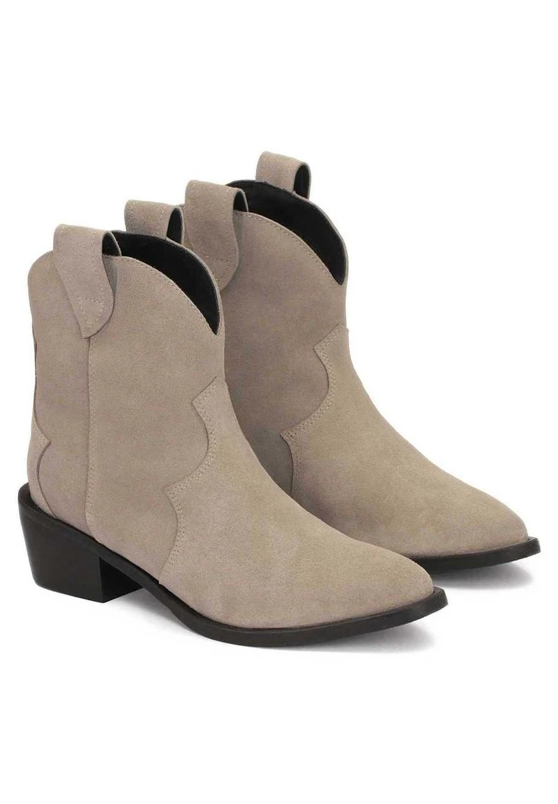 Kazar VIOLA - Cowboy-/Bikerstiefelette - Taupe – Bild 2