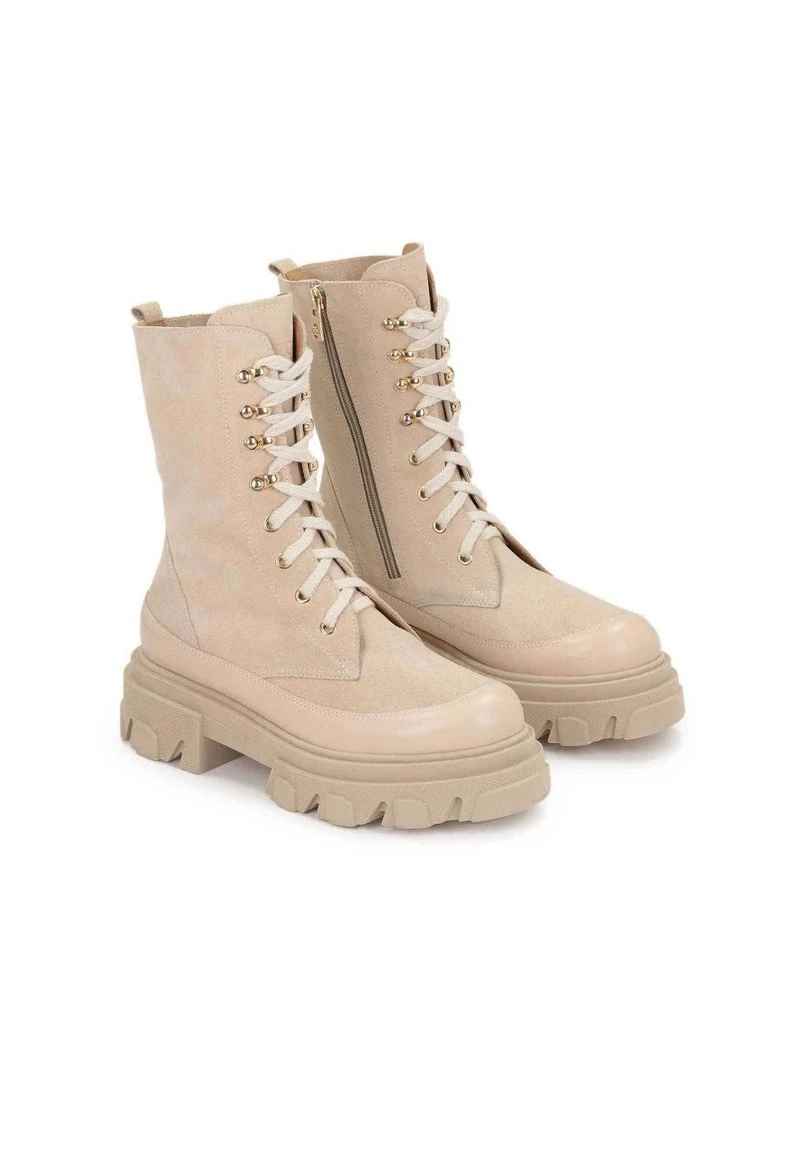 Kazar EAST-ANKLE BOOTS - Schnürstiefelette - Beige – Bild 2