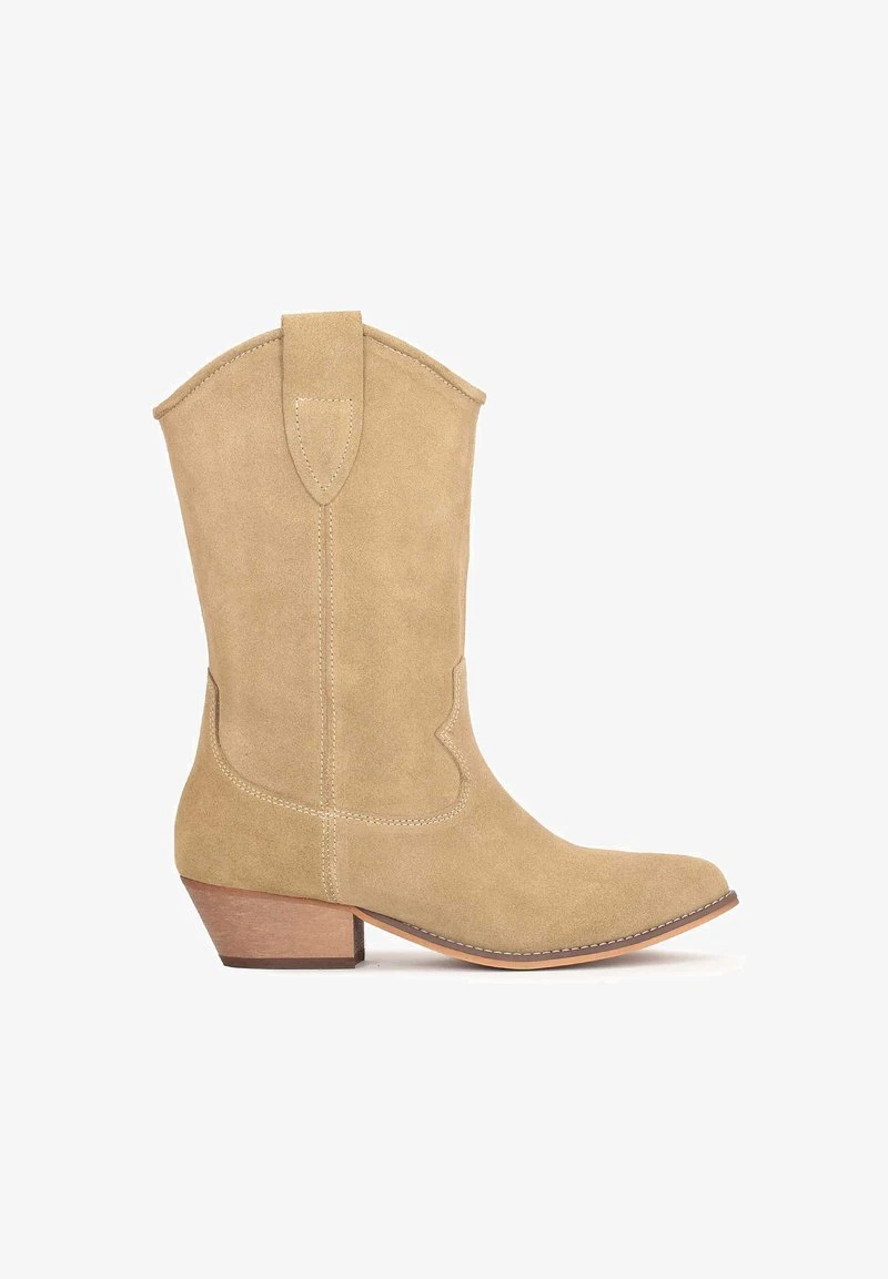 Kazar TRIXIE - Cowboy-/Bikerstiefelette - Taupe