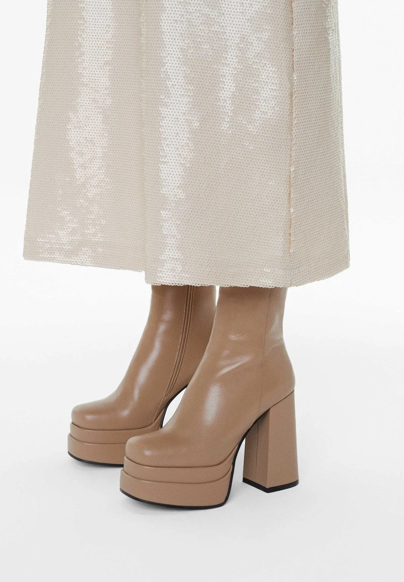 Kazar Studio MAURA - High Heel Stiefelette - Light Brown